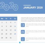 Blank Calendar 2020