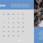 Yearly Calendar 2020