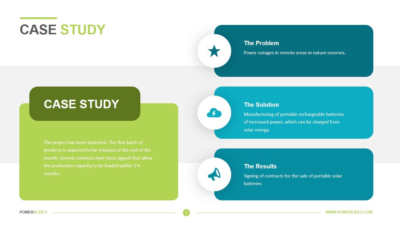 Case Study Template Ppt Free