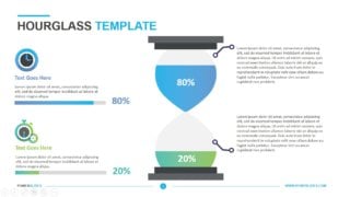 presentation template with timeline