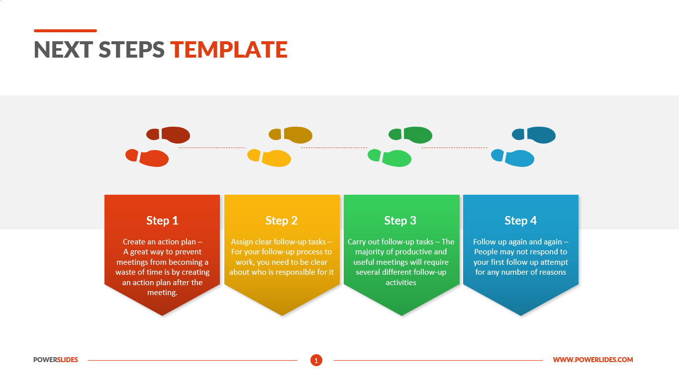 Next Steps Slide Template