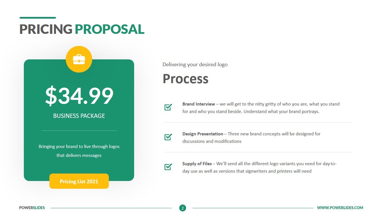 Pricing Proposal Template  21,21+ Slides  PowerSlides™ Inside Pricing Proposal Template