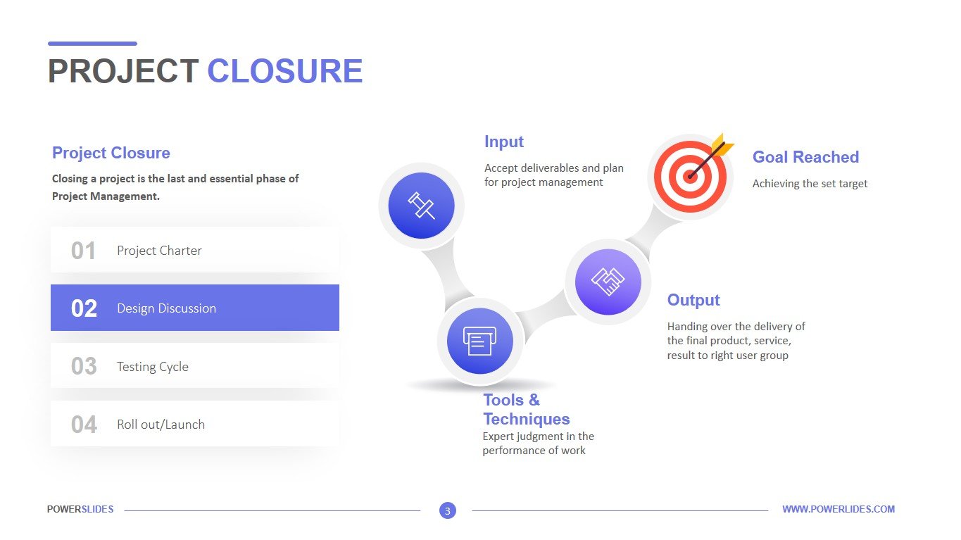 project closure presentation template