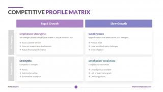 Competitive Profile Matrix Template