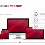Multiple Device Mockup Template