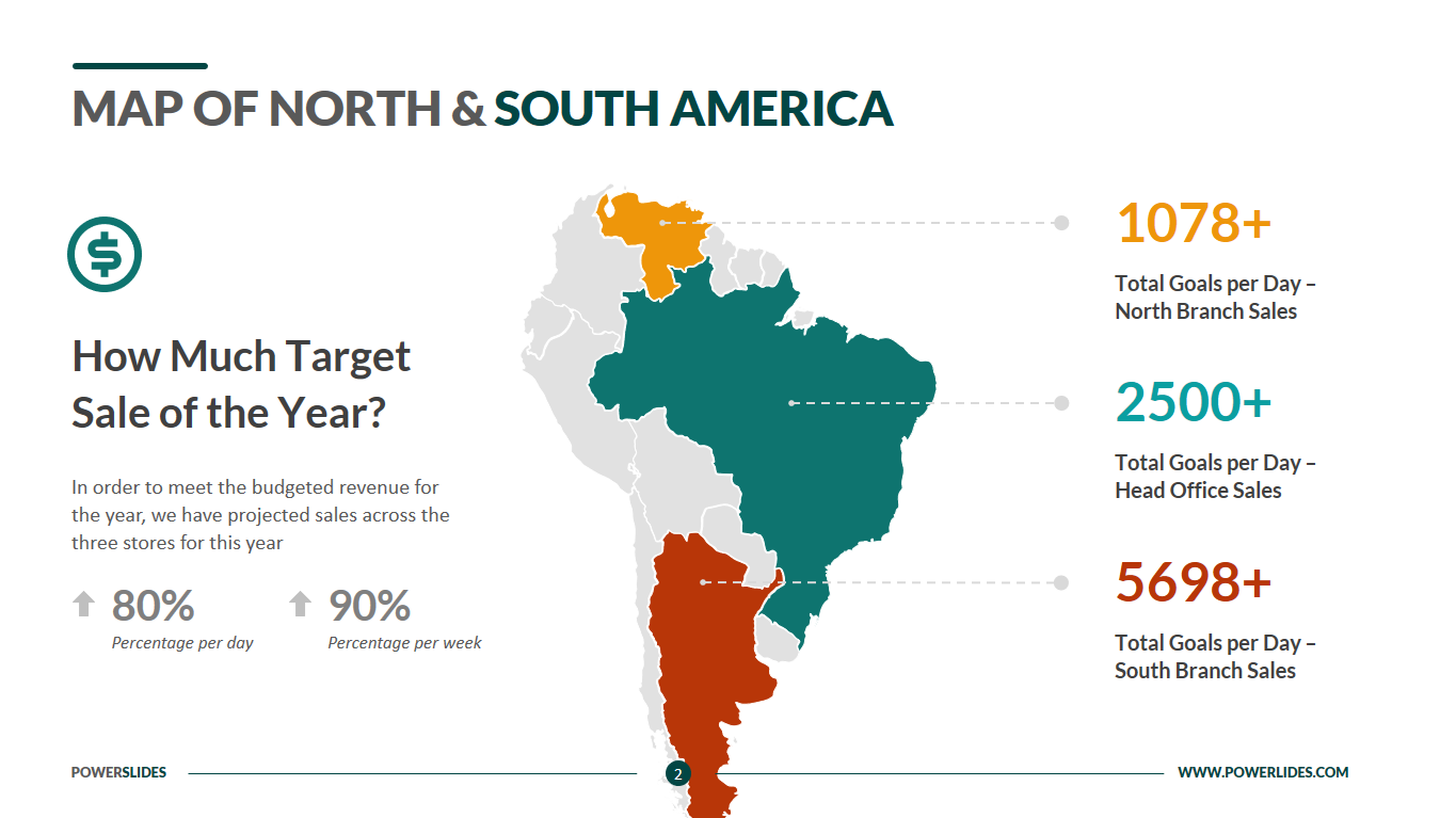 North and South America.