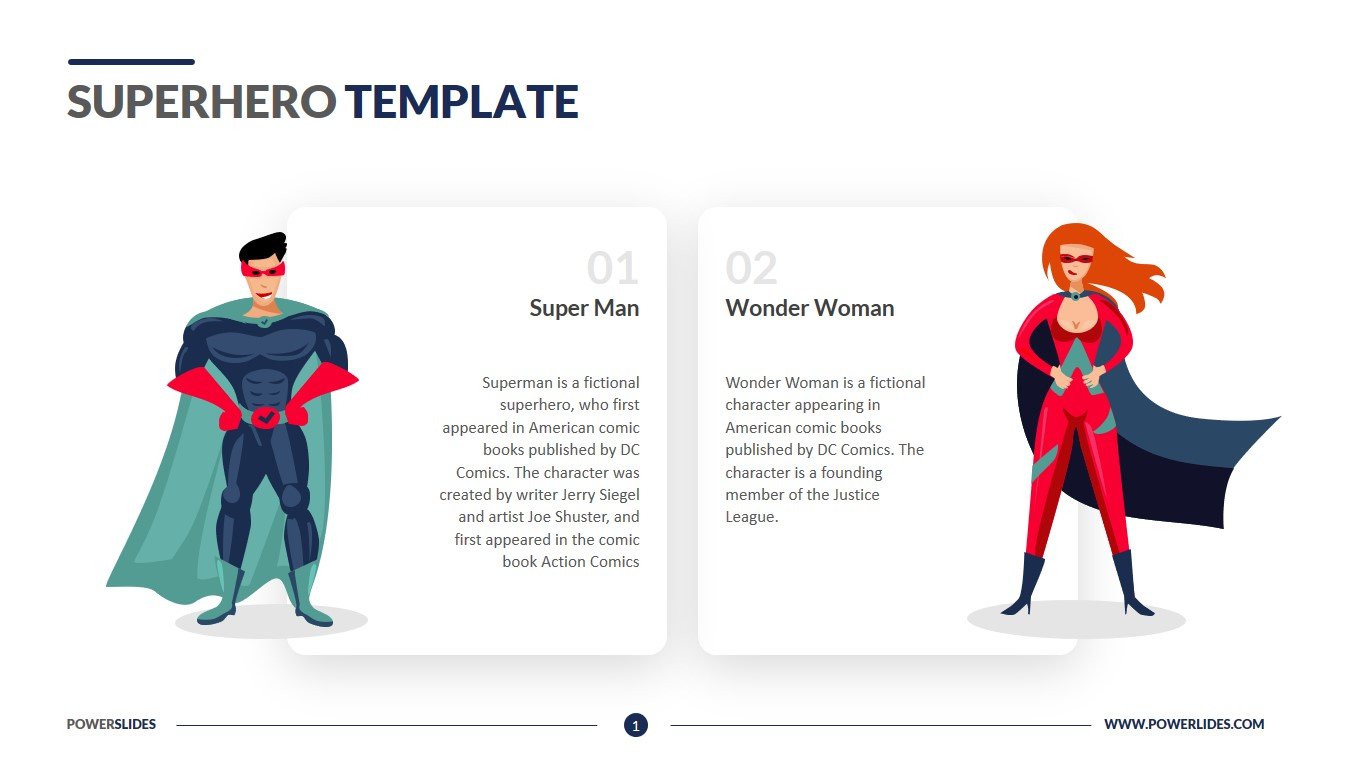 Superhero Template High Performers Download 7+ Slides